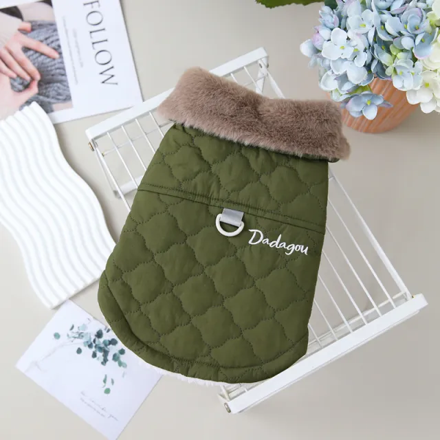 Pet Clothing Dog Legs Cotton Clothes Green - Shop at LoveMi