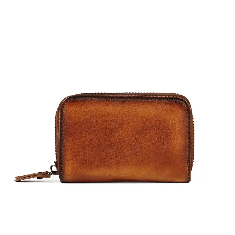 Genuine Leather Small Cardholder First-layer Leather