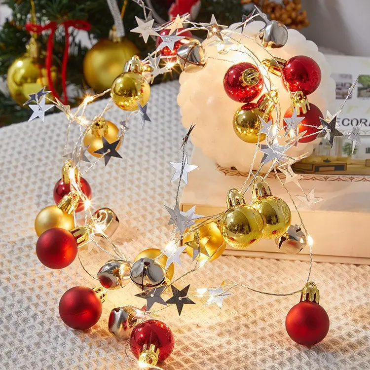 Led Jingling Bell Lighting Chain Holiday Atmosphere