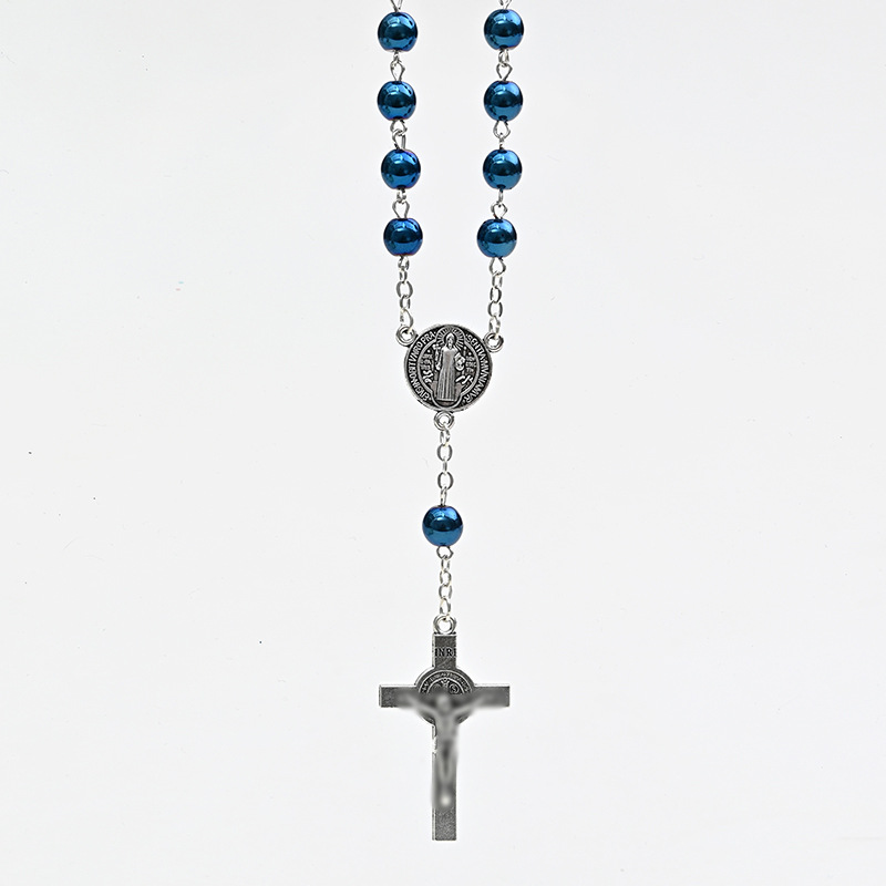 Title 5, Fashion Haematite Cross Car Pendant