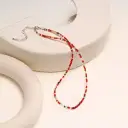 New Dopamine Candy-colored Rice-bead Necklace view 18