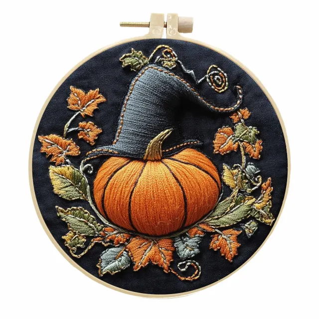Easter Pumpkin Embroidery Diy Material Package Handmade Kit Hat Treasure - Shop at LoveMi
