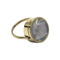 Special-interest Design Multi-functional Unisex Style Storage Stainless Steel Ring - Gold - View 1