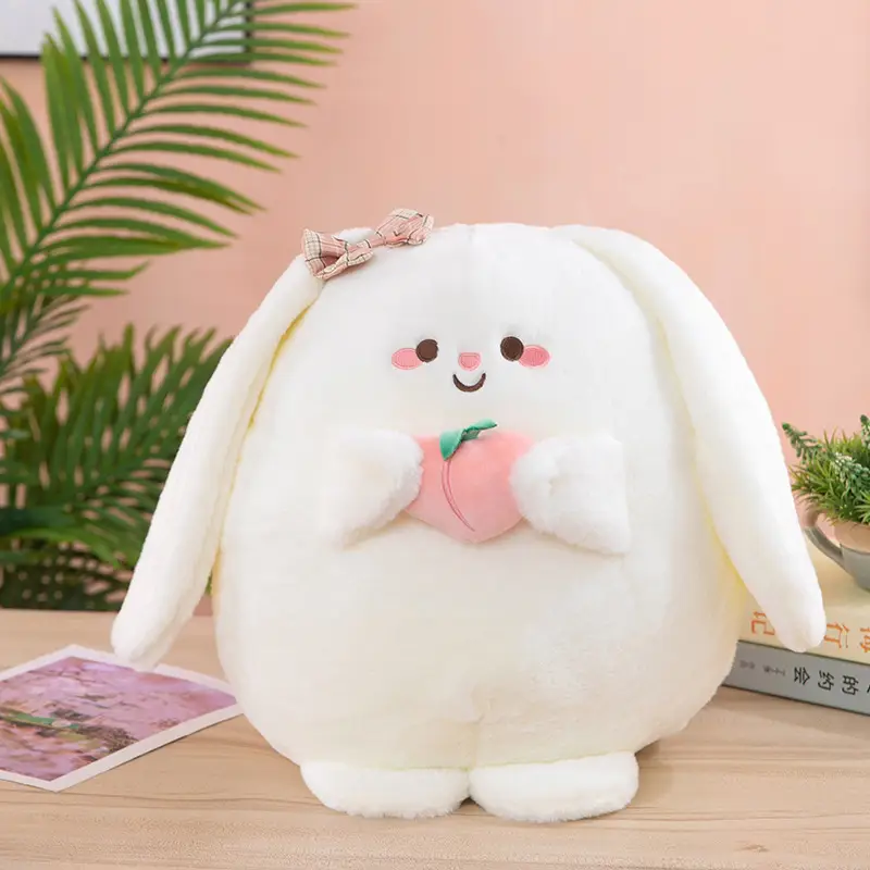 Casual Cute Rabbit Peach Doll Plush Toys
