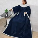 Navy Blue Composite Lambswool