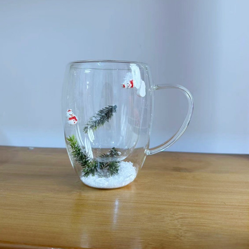 Title 9, Christmas High Borosilicate Heat-resistant Doub...