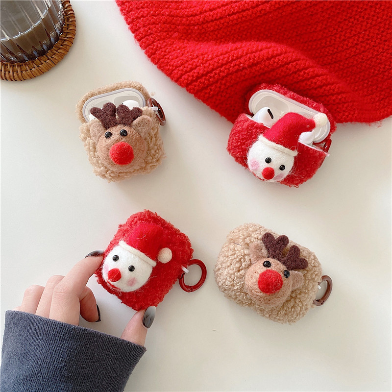 Santa Snowman Earphone Protective Soft Case - Image 4