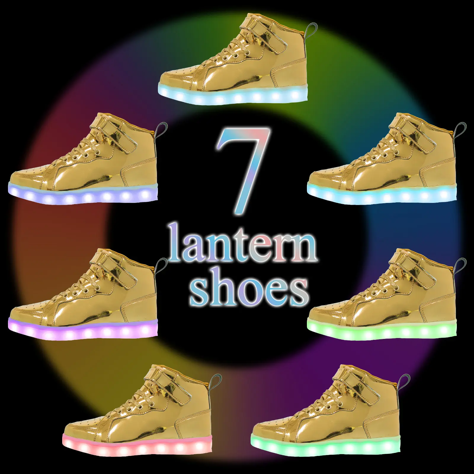 LED Lamp High-top Board Shoe Light Shoes