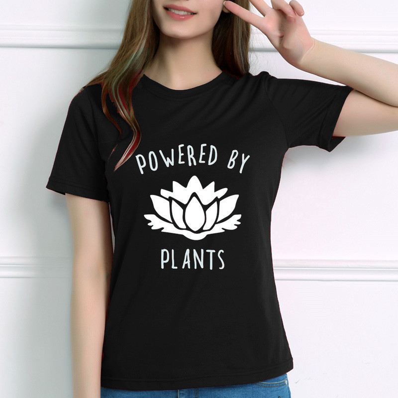 Title 3, T-shirt "Powered By Plants" pour un style de vi...