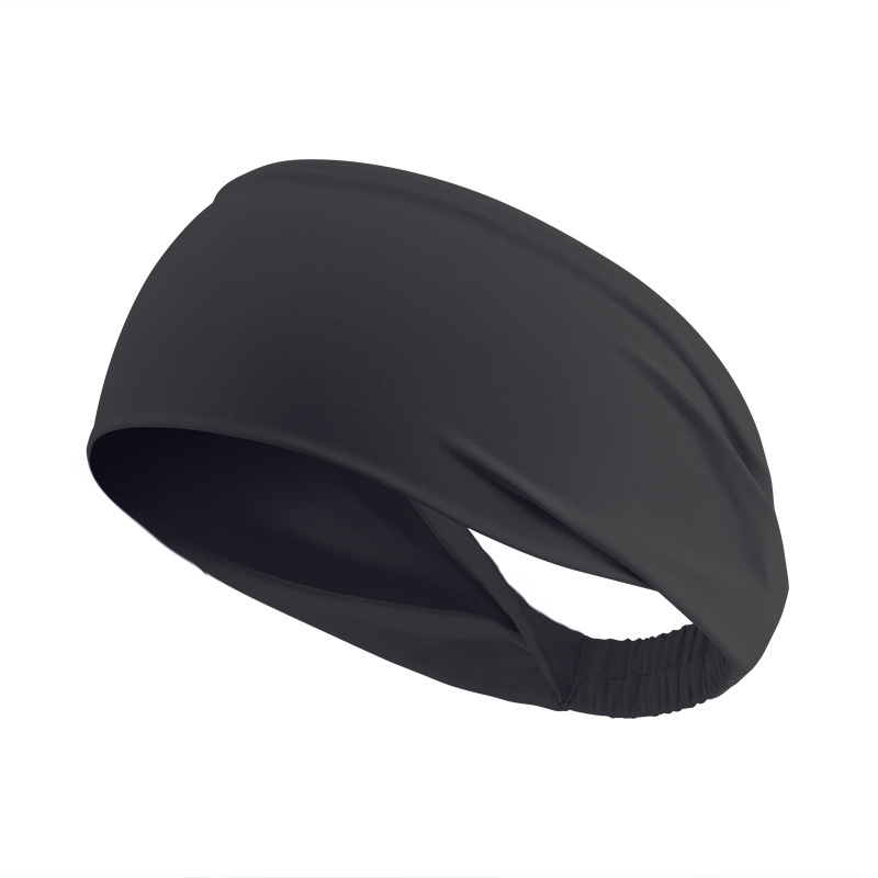 Wide Sweat-wicking Band For Sports Fitness, And Yoga