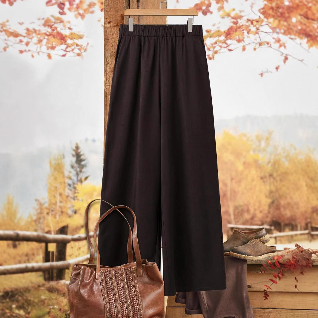Women's Versatile Straight-leg Wide-leg Pants