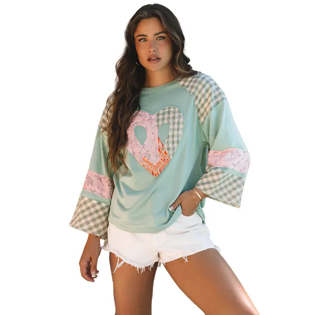 Fall New Round Neck Pullover Women Printed Loose Sweatshirt Lc25129122P2709 M - Shop at LoveMi