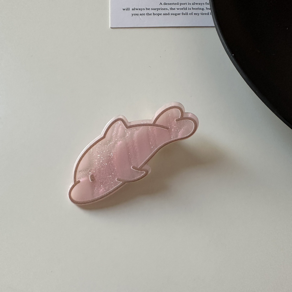 Cute Fish Barrettes Fishbone Hairpin Girl Bang Clip Broken Hair 3 Pink Dolphin - Shop at LoveMi