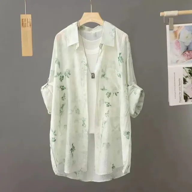 Casual Relaxed fit Tie dye Sun protective Shirt Picture Color Xxl - Shop at LoveMi