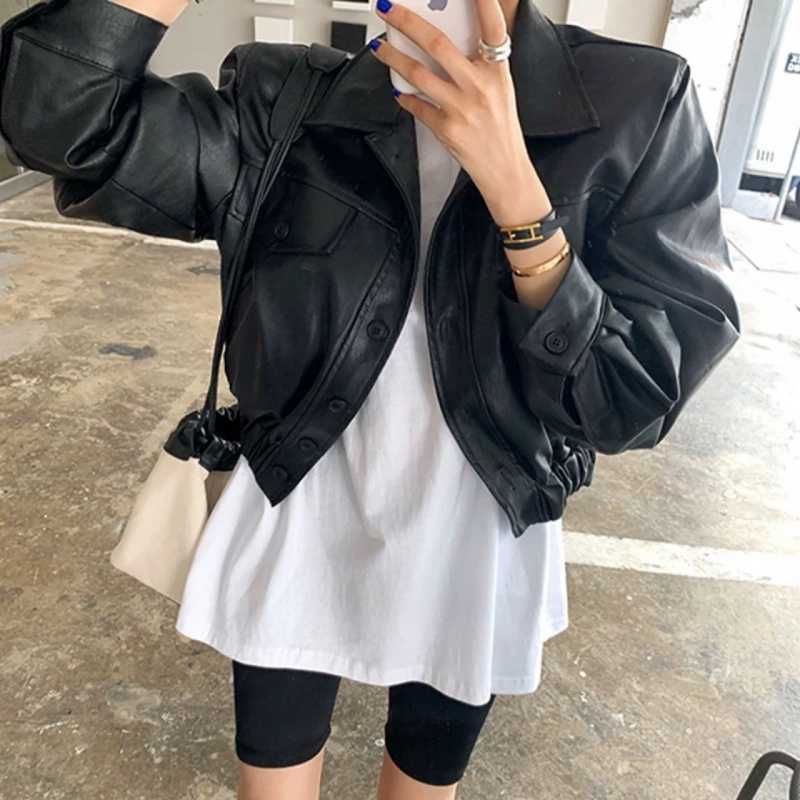 In-stock Korean-style Leather Jacket