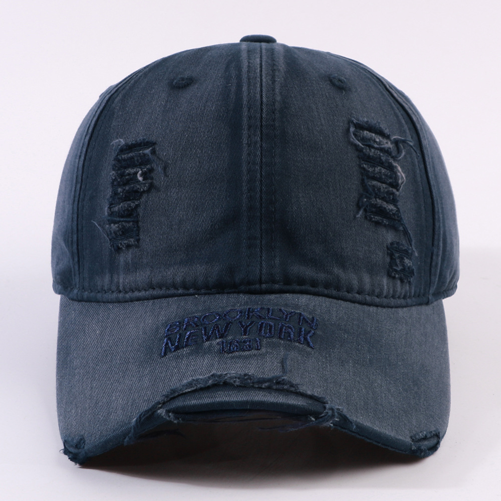Letter-Embroidered Baseball Cap For Women