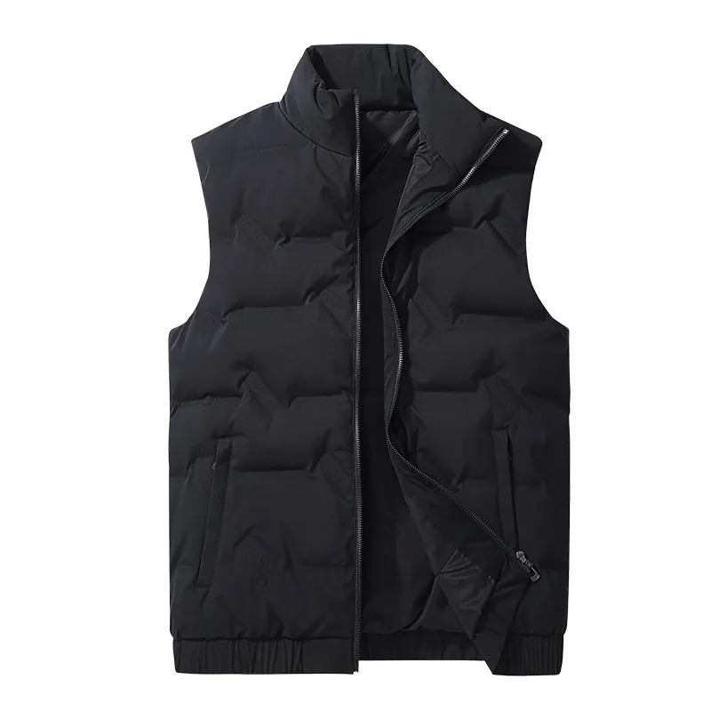 Cotton Vest Autumn And Winter New Thickened Coat Couple - Black Women'S Cotton