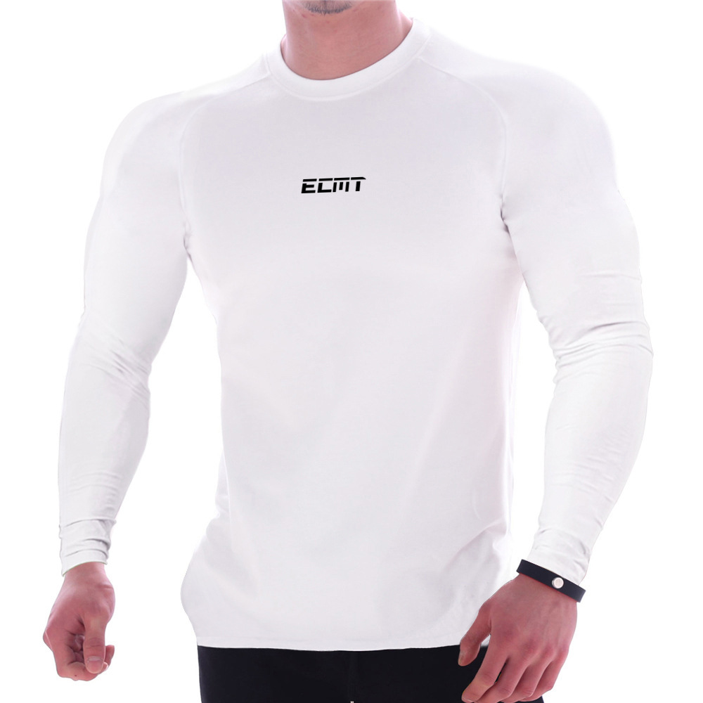 Title 11, T-shirt de sport fine pour hommes col rond slim...