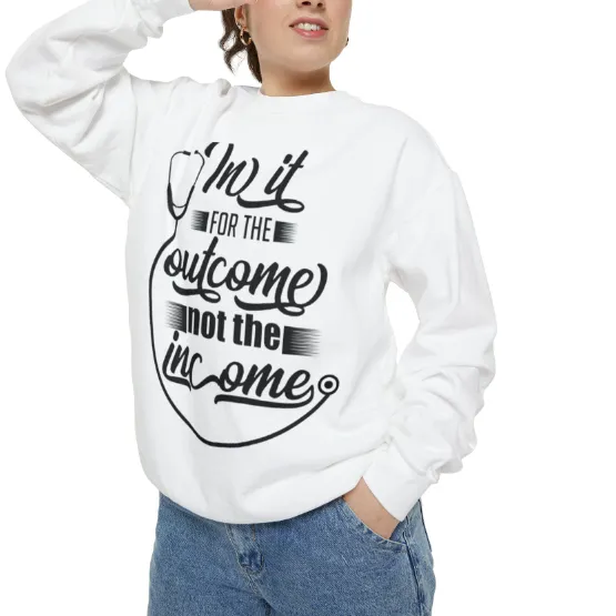 Autumn And Winter European And American Letter Printing Round neck Sweater White - Shop at LoveMi