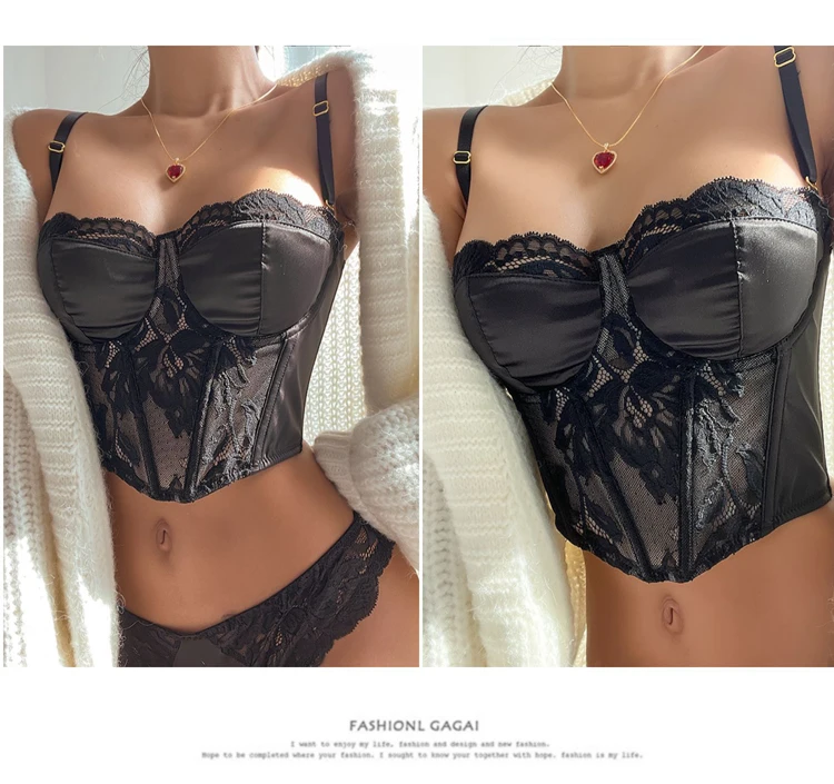 Title 1, Completo reggiseno e canotta francese con rifin...