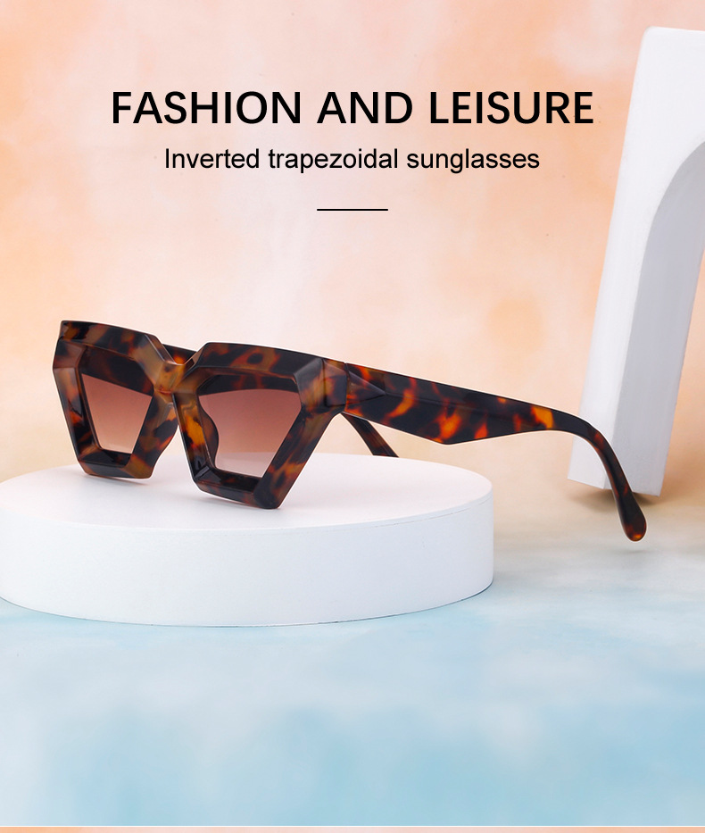 Title 8, Small Frame Sunglasses Irregular Cat Eye Sungla...