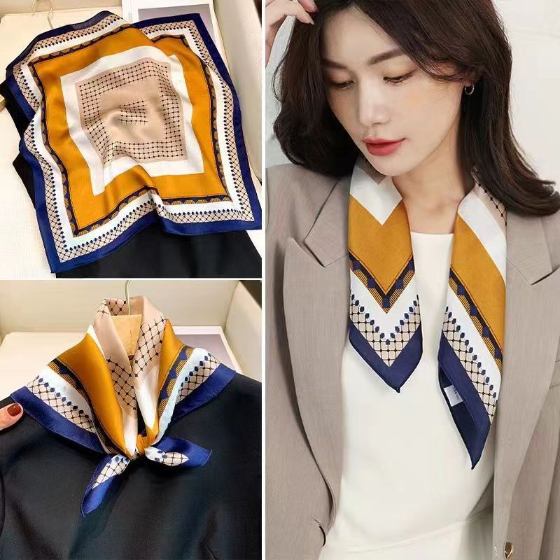 Women's High-end Thin Square Scarf - Image 53