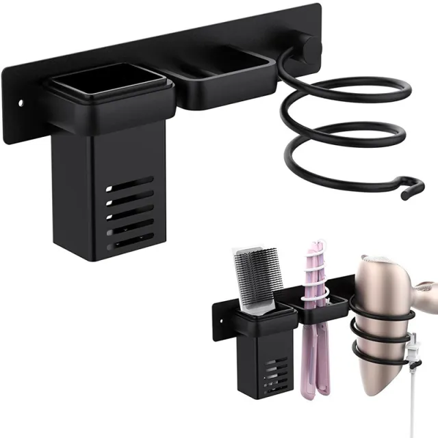 Bathroom Hair Dryer Storage Bracket Type B Horizontal Bar Type - Shop at LoveMi