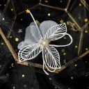 3 Flowers Barrettes