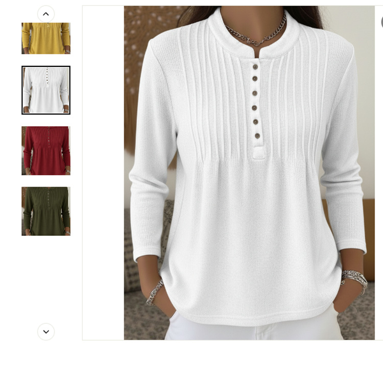 Womens Casual Crew-neck Knit Top