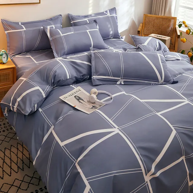 Student Dormitory Single Duvet Cover Autumn And Winter Geometric Space - Shop at LoveMi