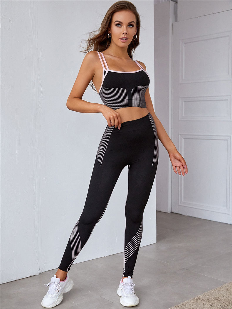 European And American Seamless Yoga Suit Stretch Vest