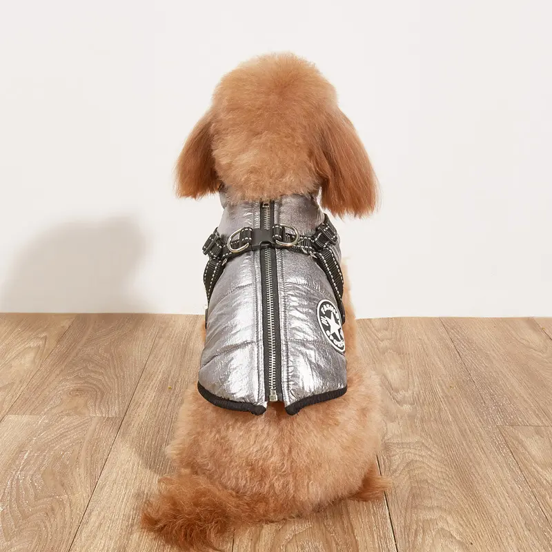 Pet Warm Dog Cotton-padded Clothes Fleece-lined Thickened