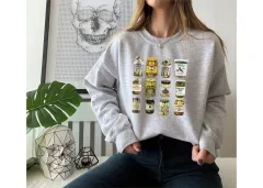 Sweater Round Neck Letter Loose Comfortable Top Women - Ap230722015-M - View 1
