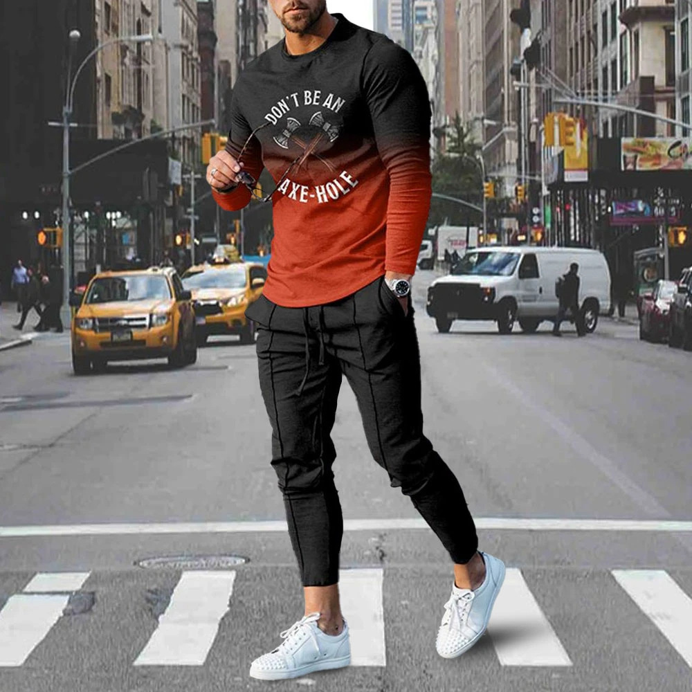 Title 5, Herren Sweatshirt Jogginghose 3D Digitaldruck B...