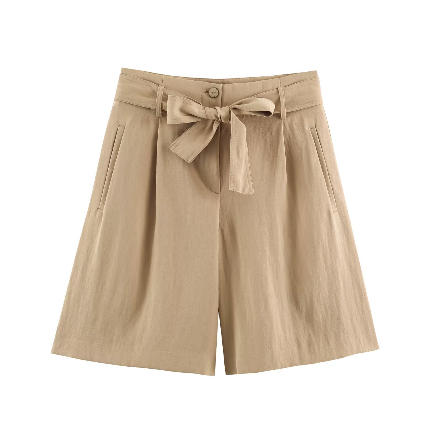 Summer New Arrival Bow-Knot Belt Casual Pants