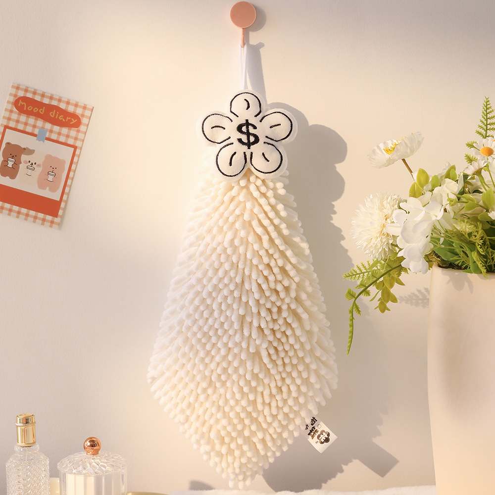 Chenille Hanging Creative Cute Hand Towel