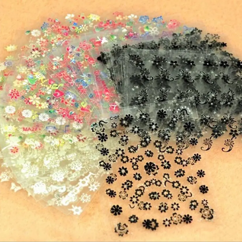 3D Nail Decoration Sticker Set