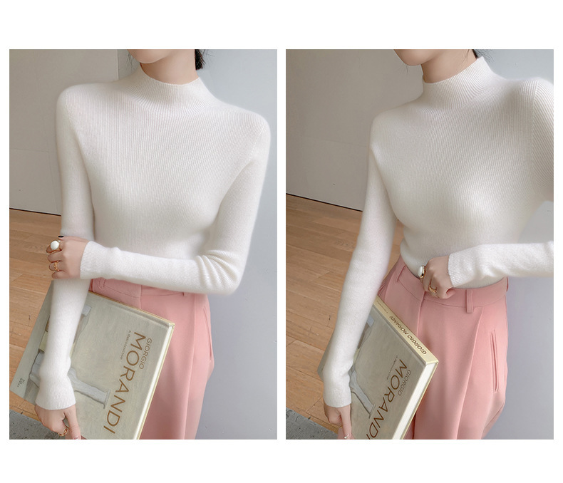 Title 2, Seamless Half Turtleneck Cashmere Autumn And Wi...