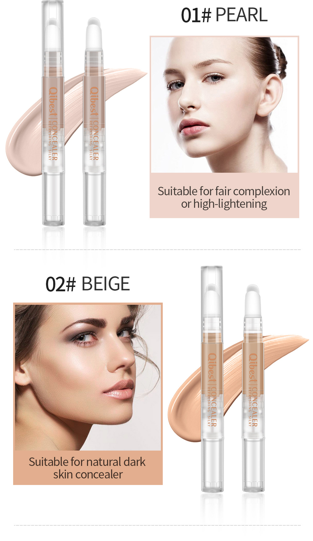 Title 6, Drehbarer wasserfester Concealer-Stick für make...