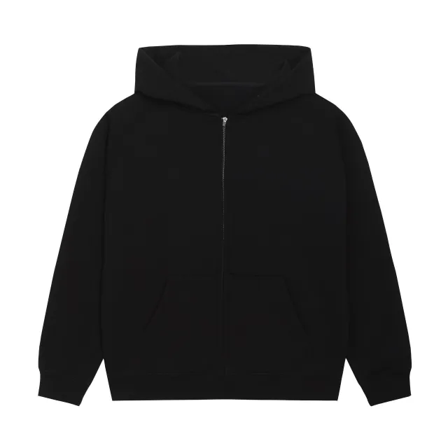 Self owned Fashion Brand Net Board FOG High Street Hooded Zipper Sweatshirt Ins Black - Shop at LoveMi