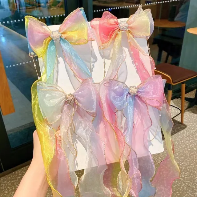 Female Sweet Desire Mesh Bow Hair Clip Style0735 - Shop at LoveMi