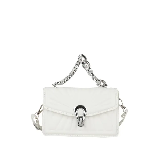 Women's Summer Stripes Small Square Bag White - Shop at LoveMi