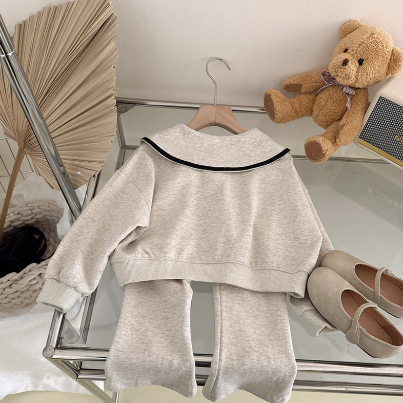 Girls' Fashion Casual Two-piece Suit