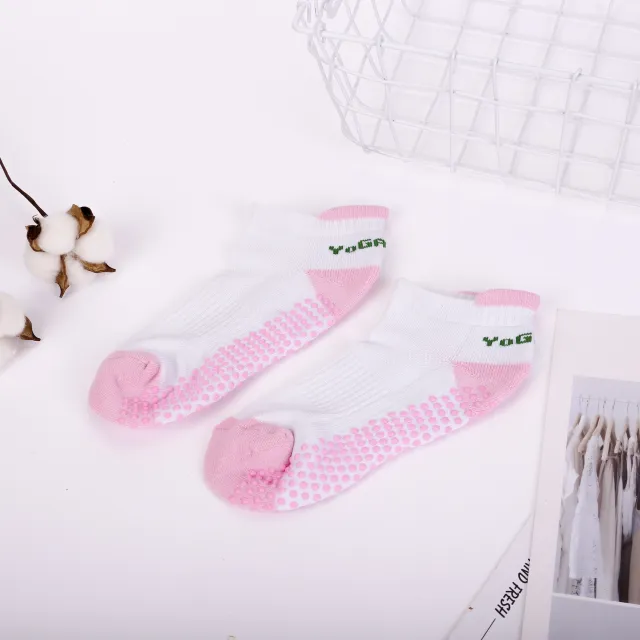 Fashion Sweat absorbent Breathable Female Non slip Yoga Socks Pink - Shop at LoveMi