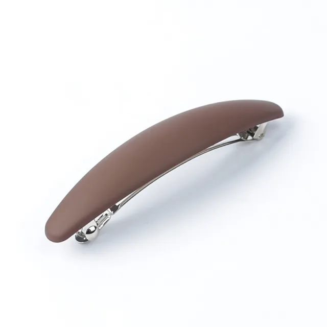 Candy colored Headwear Women's Back Spring Clip Simple Retro Frosted Coffee Color - Shop at LoveMi