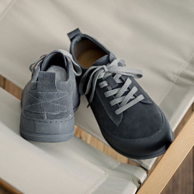 Casual Men's Leather Shoes Retro - Image 9