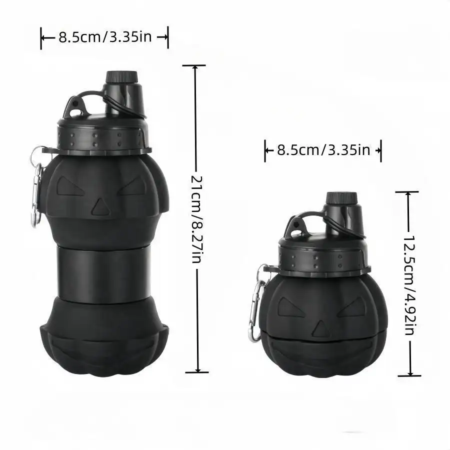 Cute Pumpkin-Shaped Portable Silicone Folding Water Cup