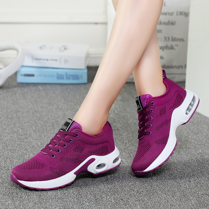 Dense Mesh Flyknit All-matching Comfortable Casual Women Sneaker - Image 6