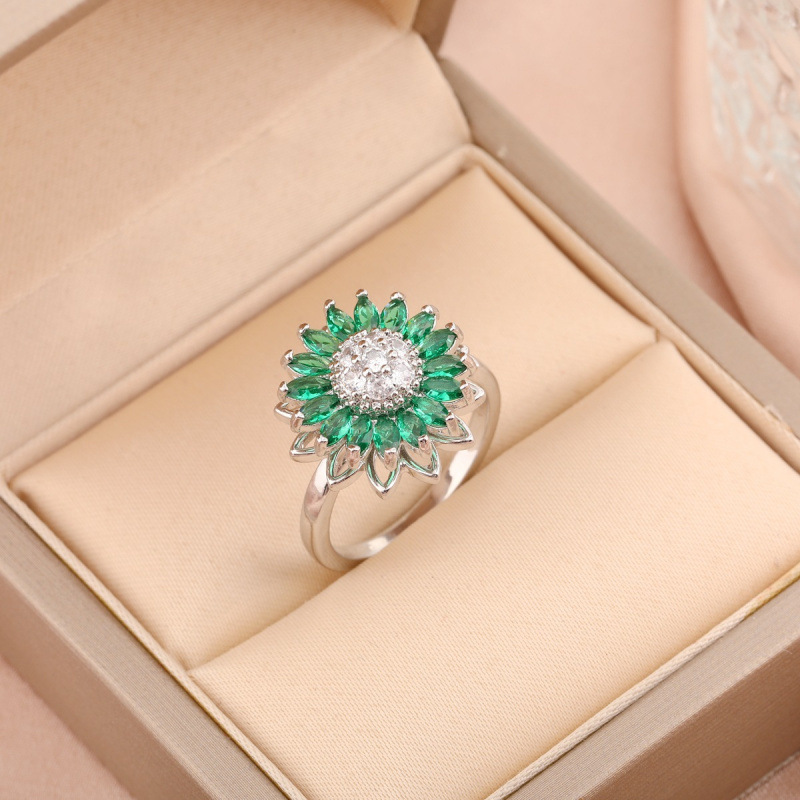 Adjustable Mixed-style Rotatable Ring For Women