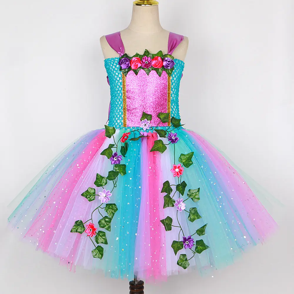 Sequined Fairy Dress Mesh Princess Tutu Skirt